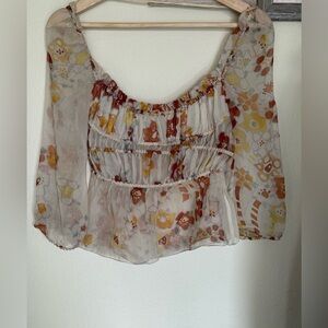 Prada sheer blouse from 2002